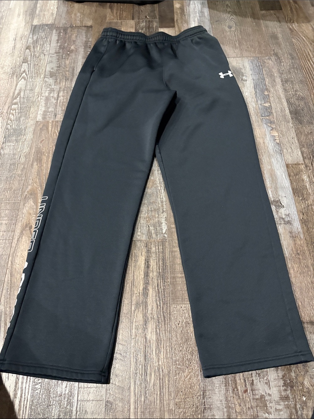 Under Armour Kids Black Fleece-Lined Joggers